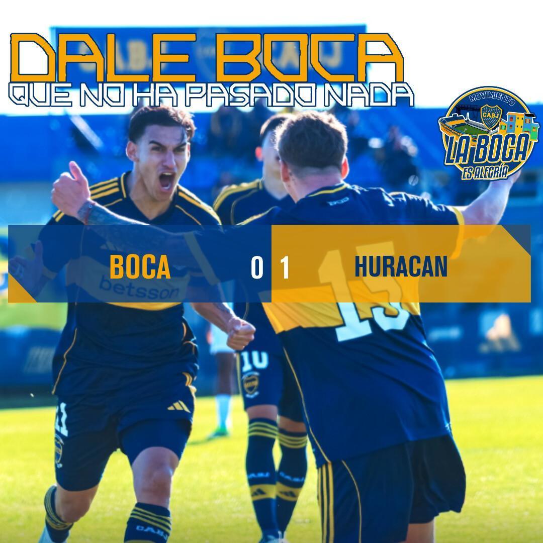 Caída de la reserva ante Huracán