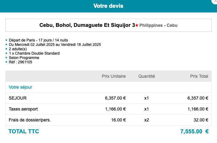 Séjour pas cher aux Philippines? Attention à vous...