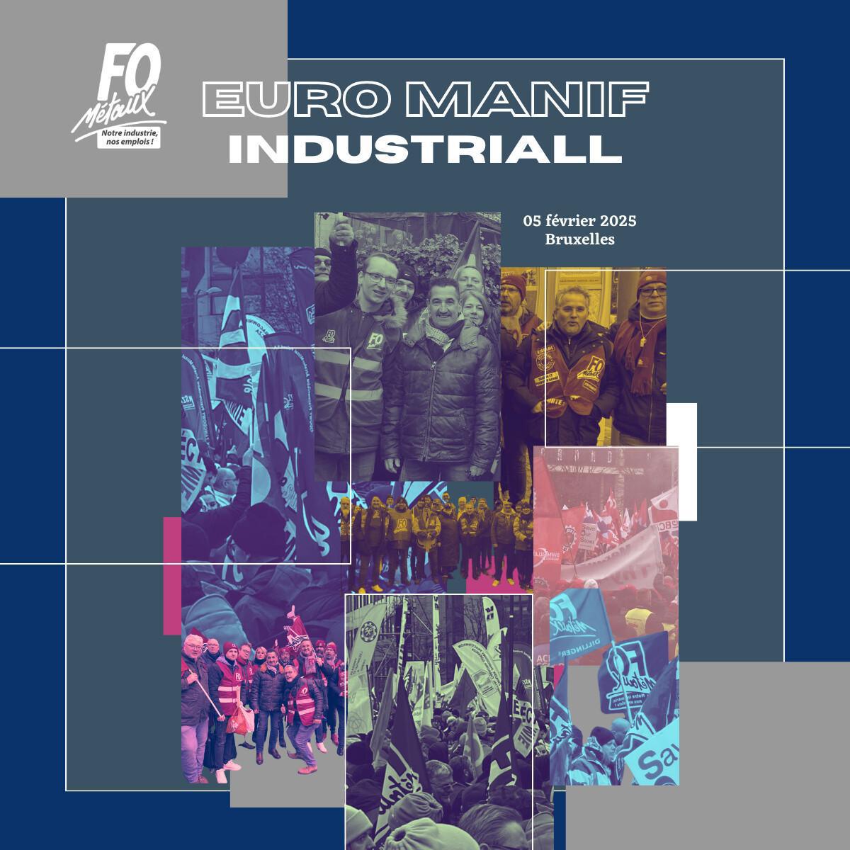 Manifestation contre la désindustrialisation à Bruxelles  Manifestation contre la désindustrialisation à Bruxelles