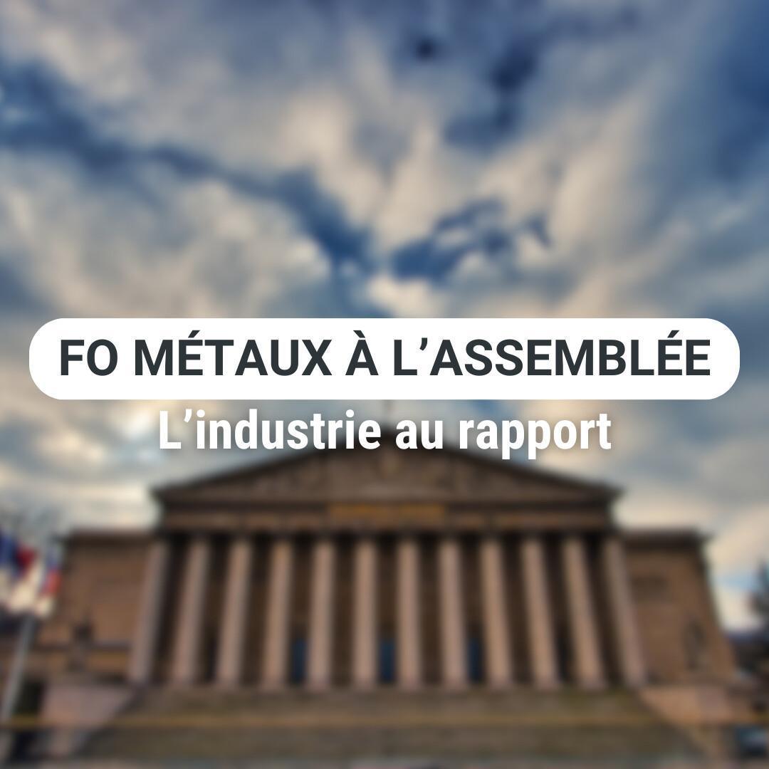 L’industrie au rapport L’industrie au rapport