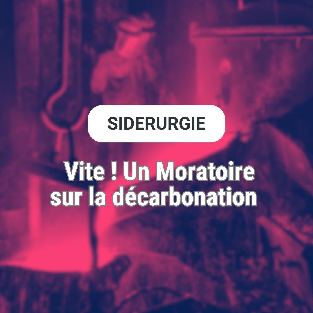 FO Métaux demande un moratoire sur la décarbonation pour sauver notre sidérurgie FO Métaux demande un moratoire sur la décarbonation pour sauver notre sidérurgie