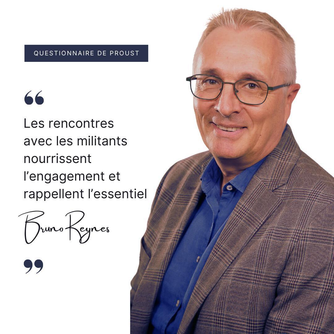 Bruno Reynes : « Les rencontres avec les militants nourrissent l’engagement et rappellent l’essentiel » Bruno Reynes : « Les rencontres avec les militants nourrissent l’engagement et rappellent l’essentiel »