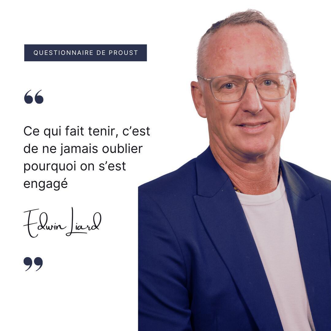 Edwin Liard : « Ce qui fait tenir, c’est de ne jamais oublier pourquoi on s’est engagé » Edwin Liard : « Ce qui fait tenir, c’est de ne jamais oublier pourquoi on s’est engagé »