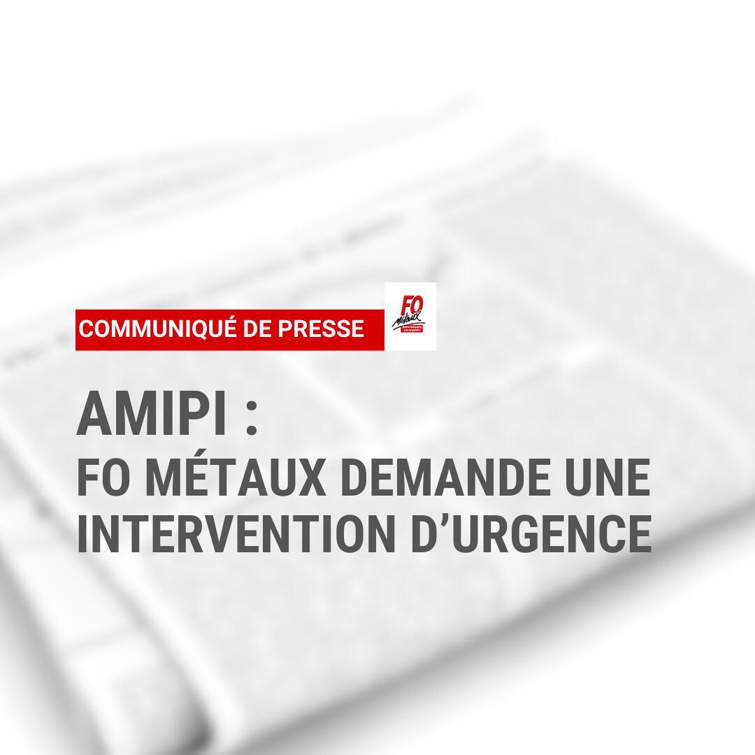 AMIPI : FO Métaux demande une intervention d’urgence