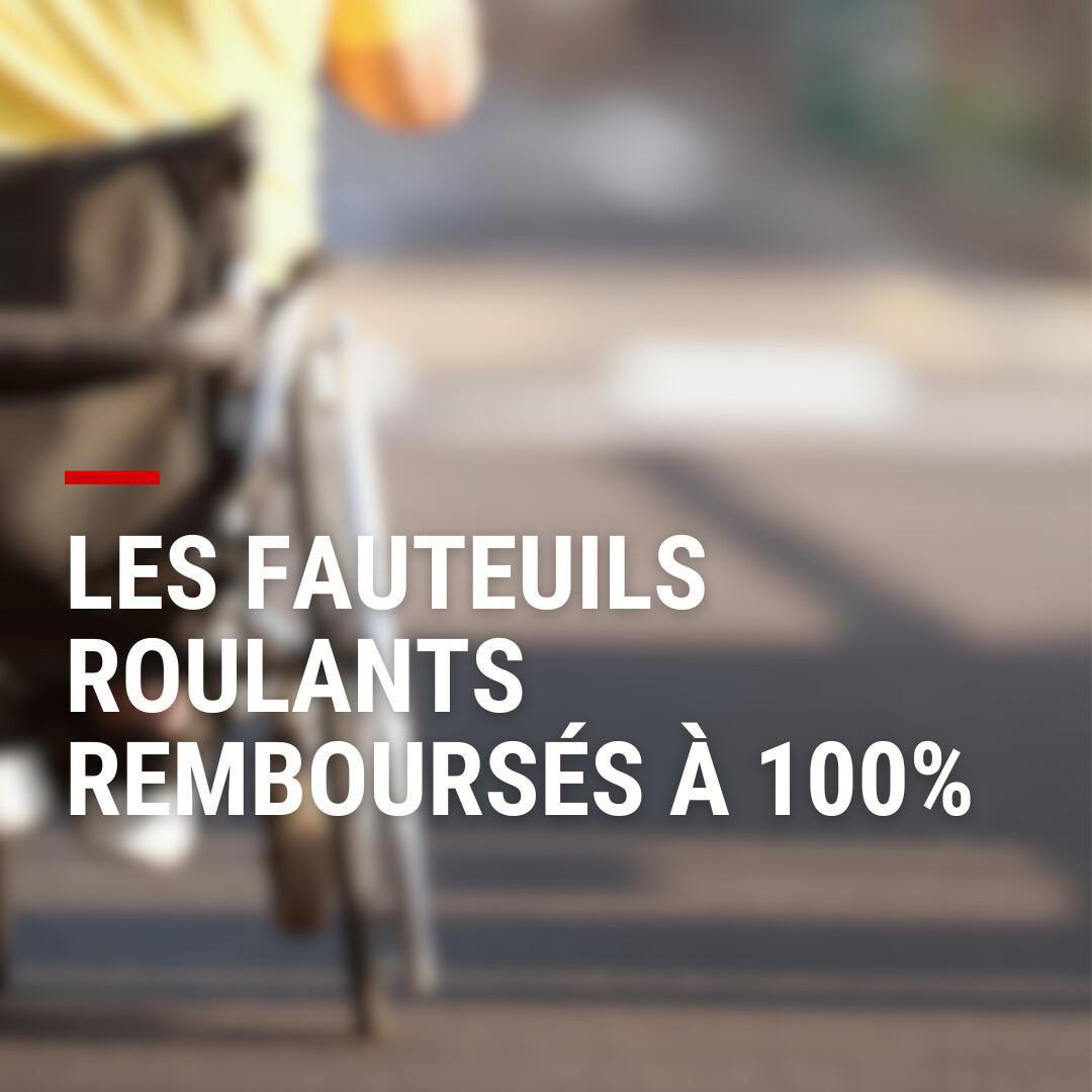 Les fauteuils roulants sont désormais remboursés à 100% par la Sécu ! Les fauteuils roulants sont désormais remboursés à 100% par la Sécu !