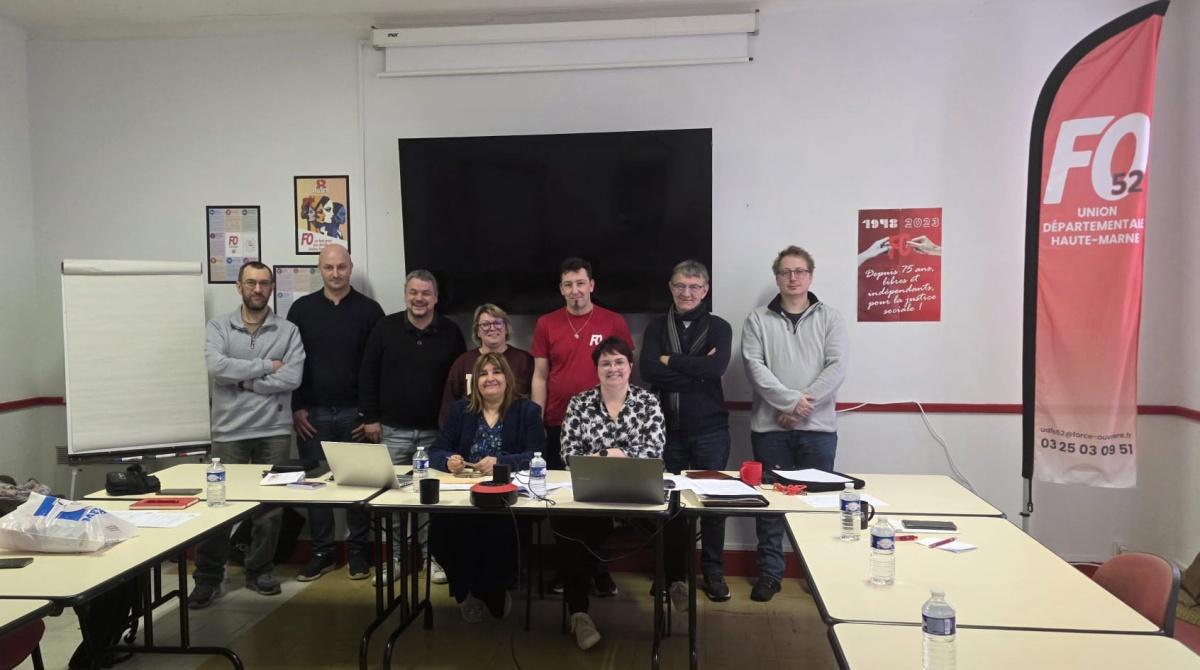 Les Métaux de Chaumont et ses environs arrivent dans la famille FO Les Métaux de Chaumont et ses environs arrivent dans la famille FO