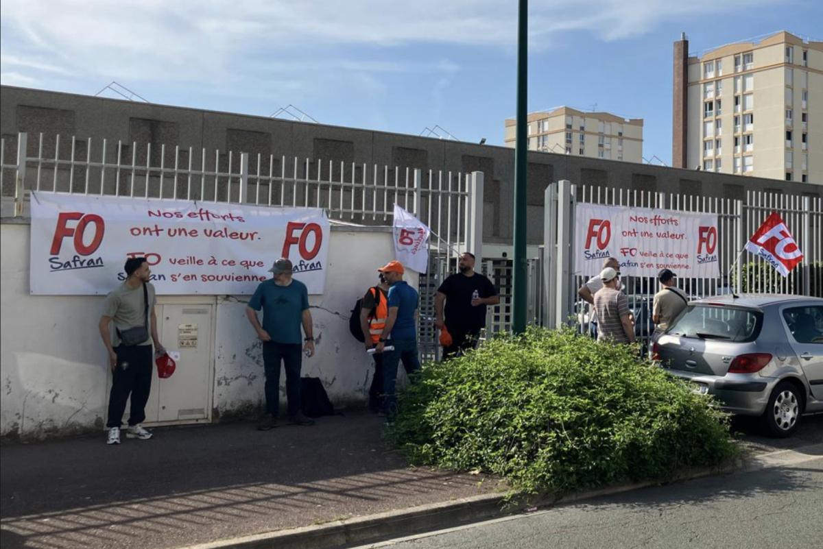 FO se mobilise contre la fermeture de Safran Mantes FO se mobilise contre la fermeture de Safran Mantes