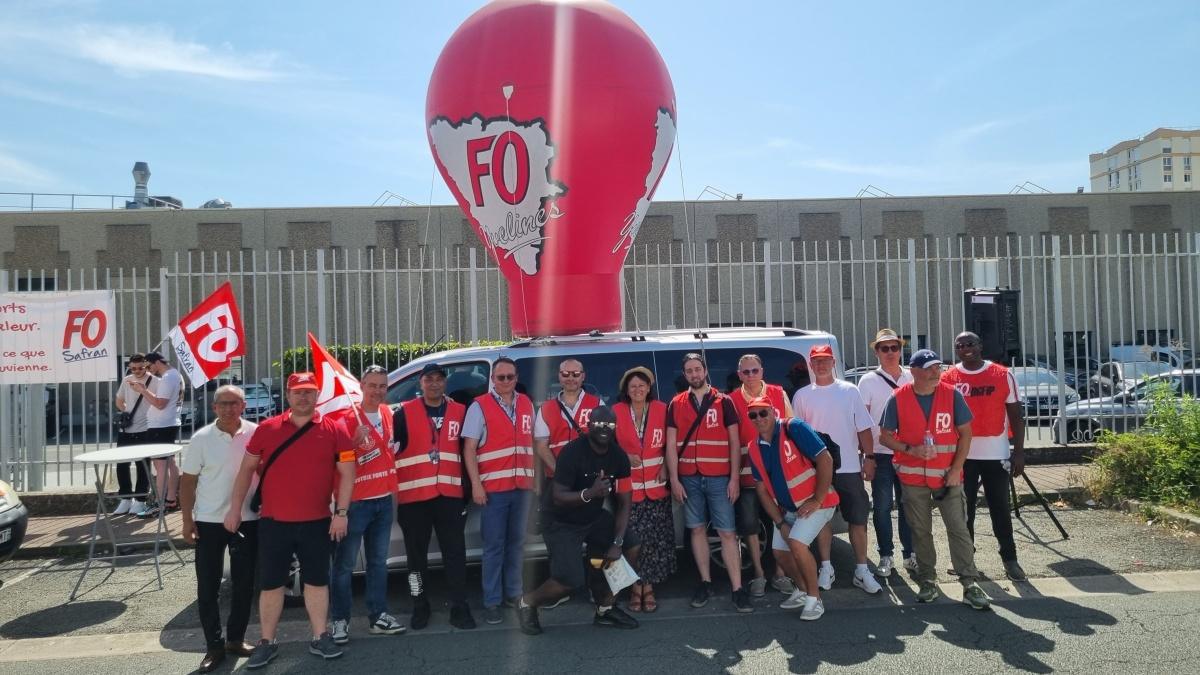 FO se mobilise contre la fermeture de Safran Mantes