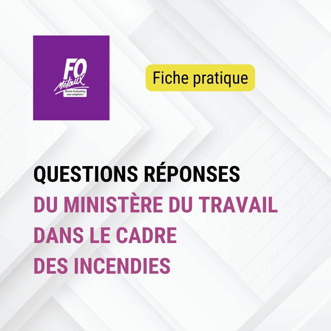 Incendies & Pollution de l'air : Protégez la santé des salariés ! Incendies & Pollution de l'air : Protégez la santé des salariés !