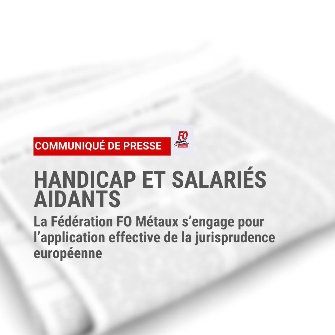 Handicap et salariés aidants Handicap et salariés aidants