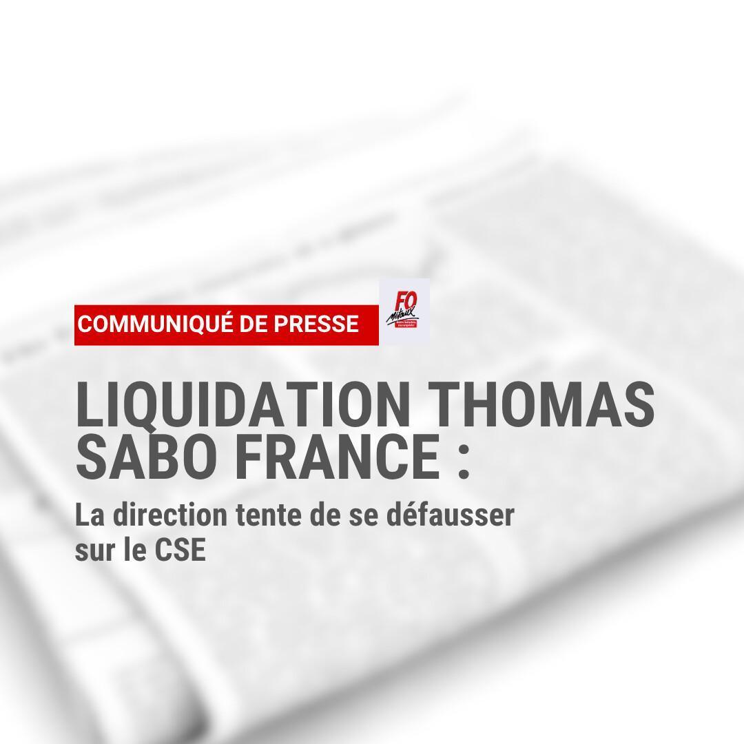Liquidation de Thomas Sabo France : la direction tente de se défausser sur le CSE Liquidation de Thomas Sabo France : la direction tente de se défausser sur le CSE