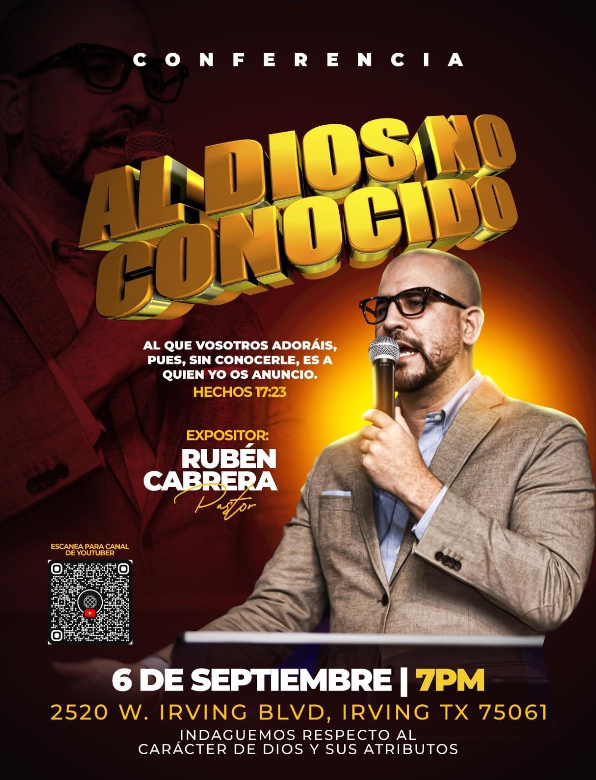 Al Dios no conocido - Conferencia (Inscripción)