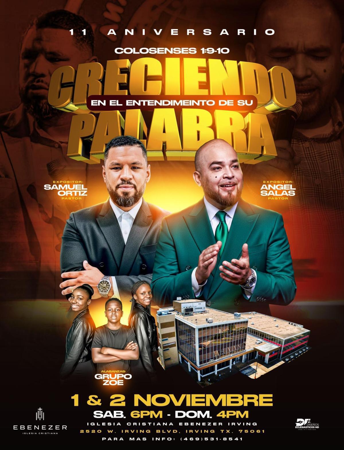 Copia de 11 ANIVERSARIO: CRECIENDO EN EL ENTENDIMIENTO DE SU PALABRA