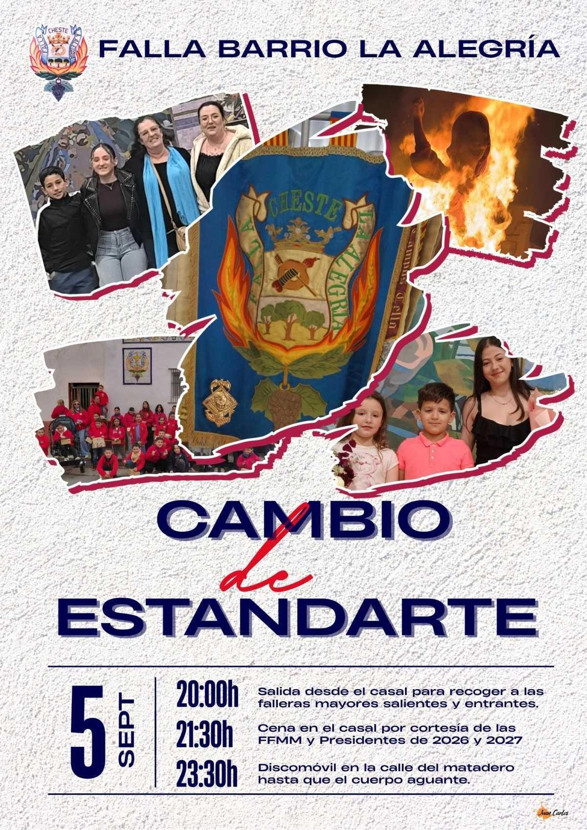 CAMBIO DE ESTANDARTE