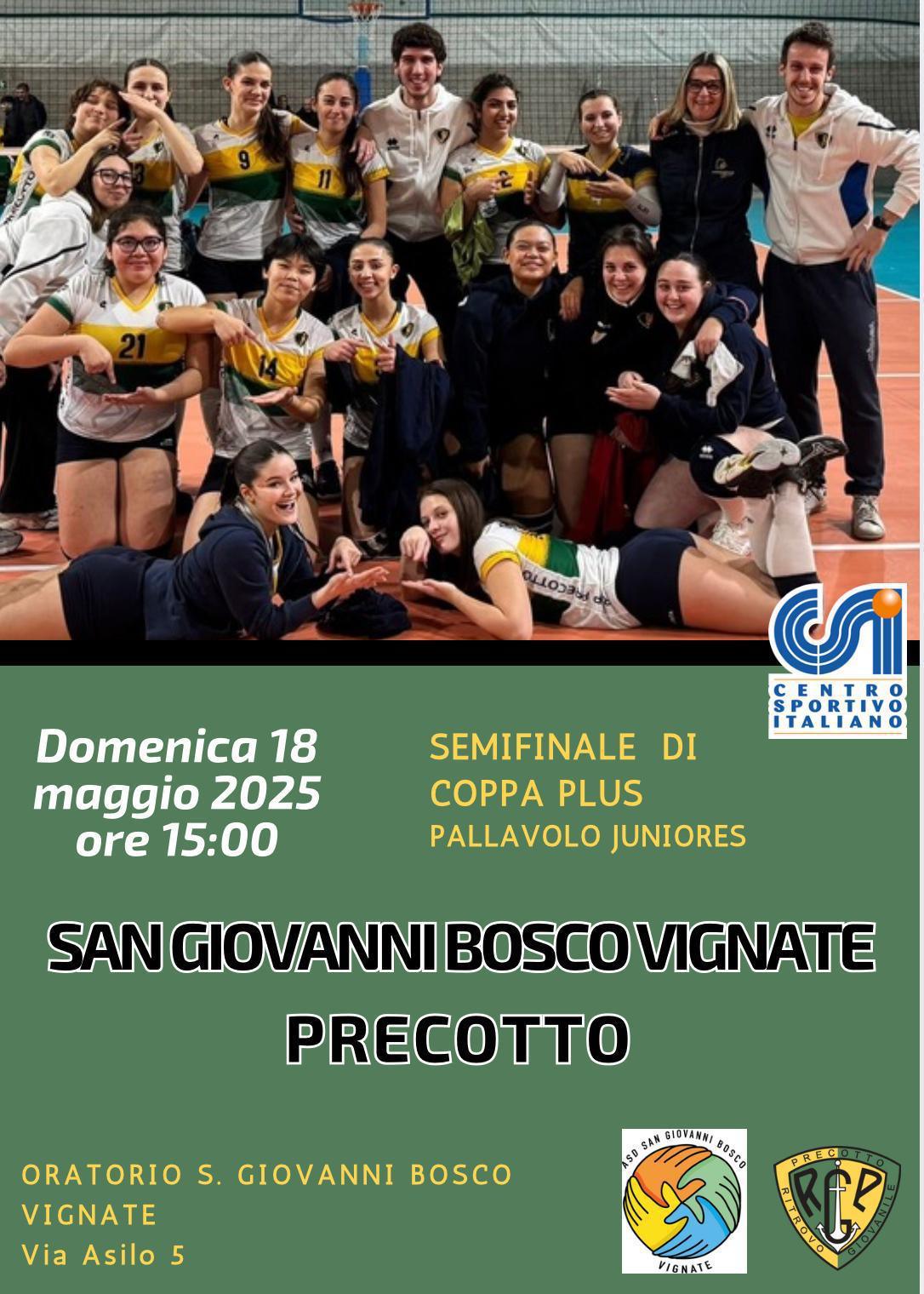 SEMIFINALE Coppa Plus Volley