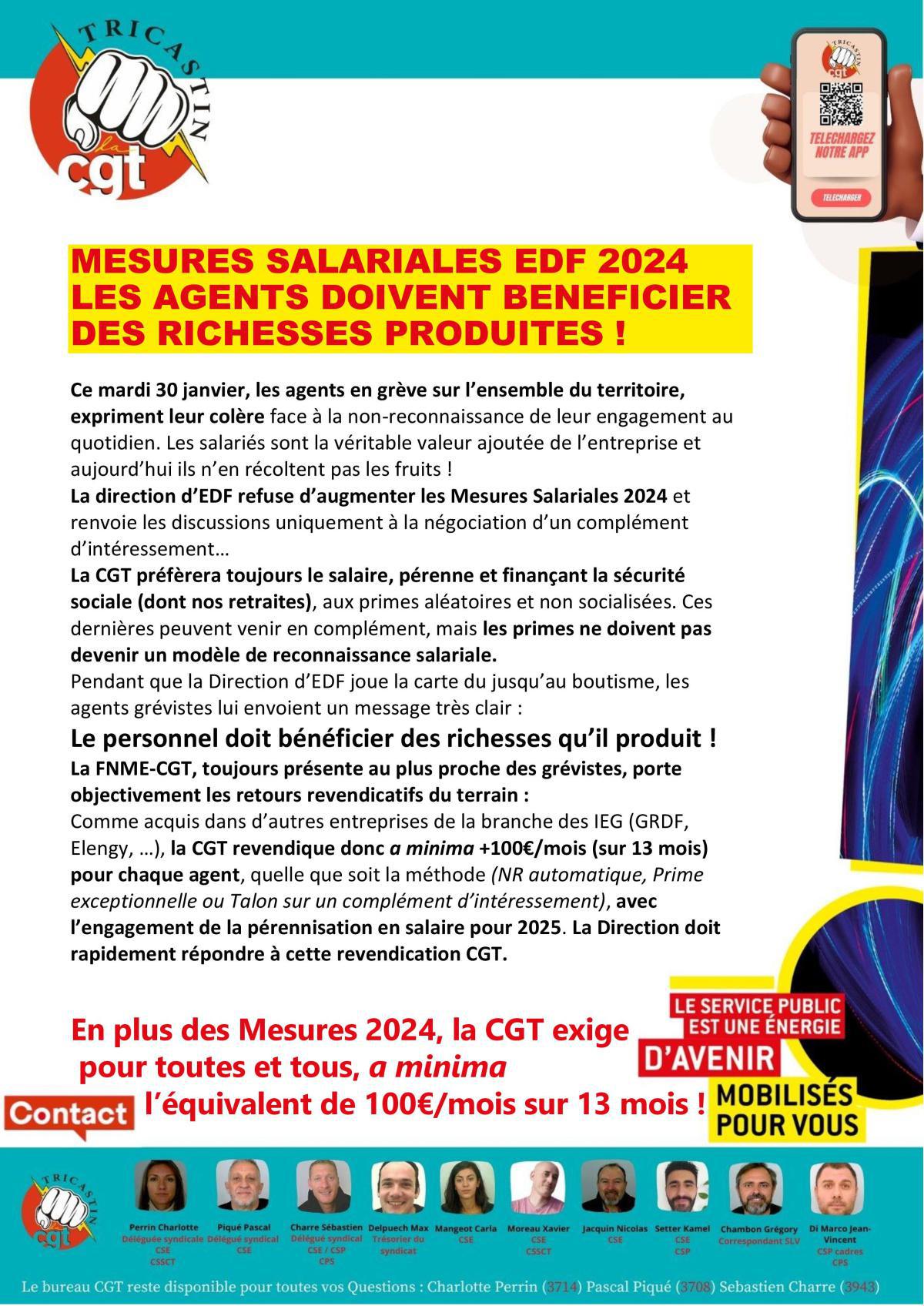 Mesures salariales 2024…