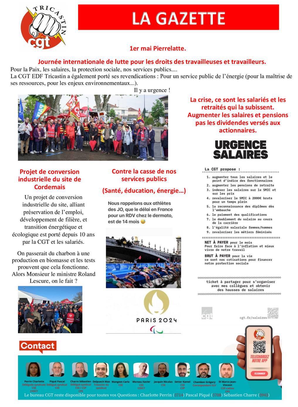 La gazette CGT - avril 2024