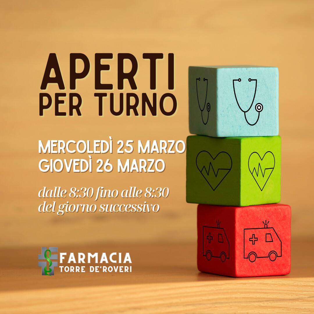 Aperti per turno Aperti per turno