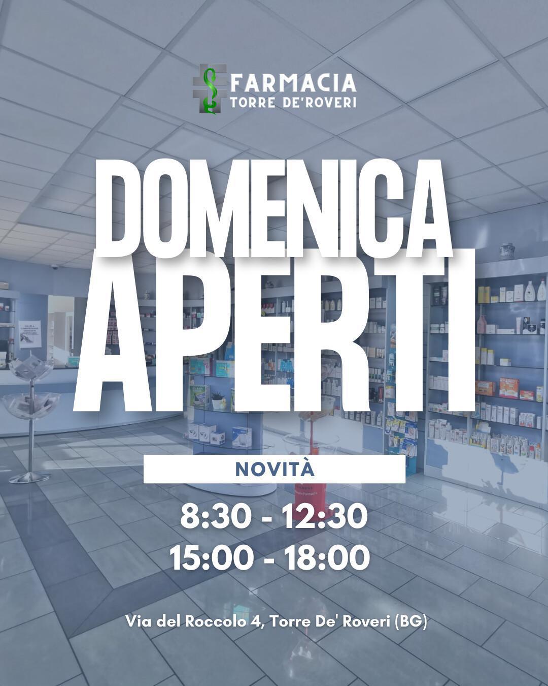 Aperti anche la Domenica