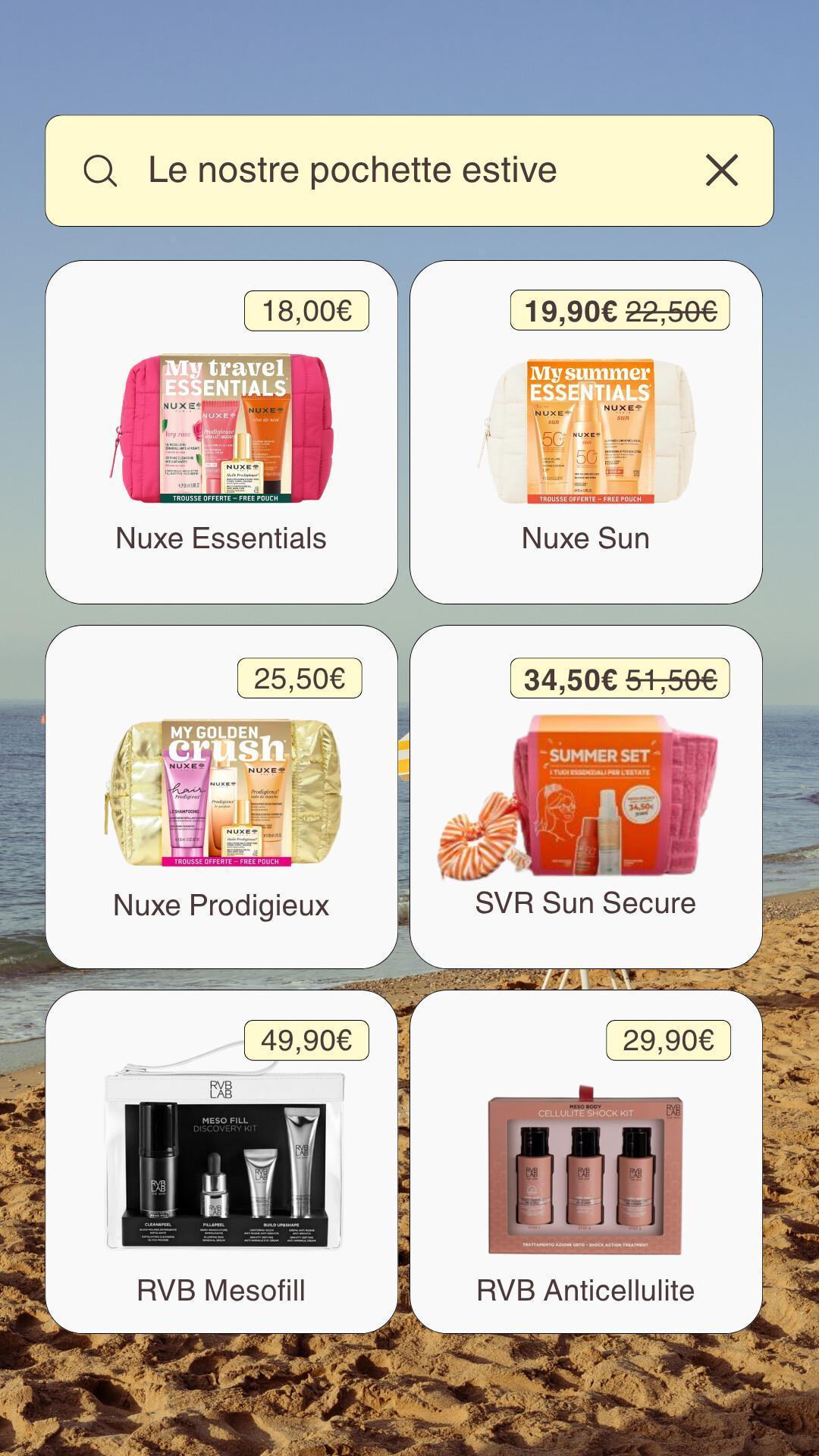 Hai preparato il beauty delle vacanze?