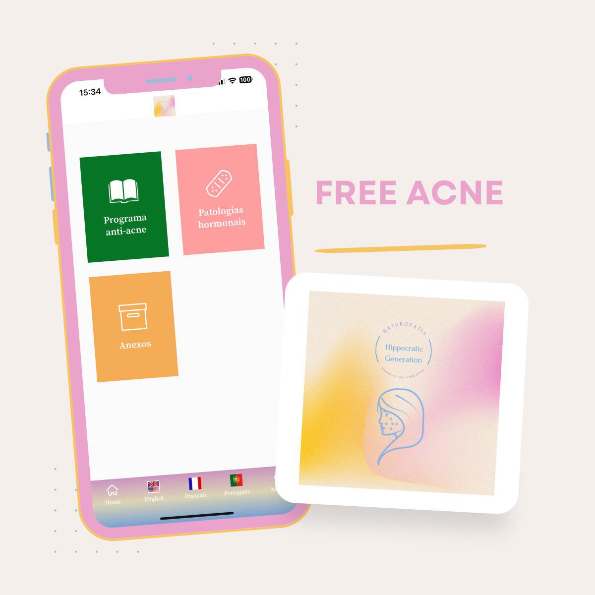 FREE ACNE - Cure a sua acne de forma natural
