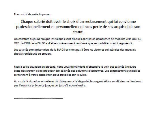 Vos élus quittent le CSE Central !