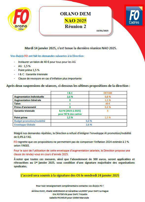 NAO 2025, SUITE ET FIN !