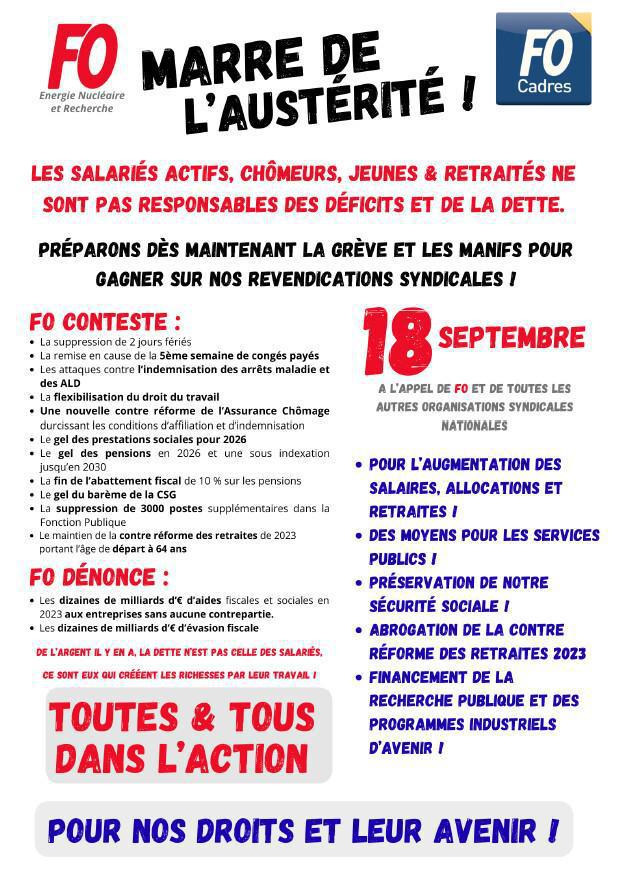 Mobilisation du 18 septembre