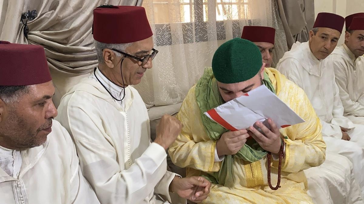 ‎تسليم هبة ملكية لمعاذ القادري