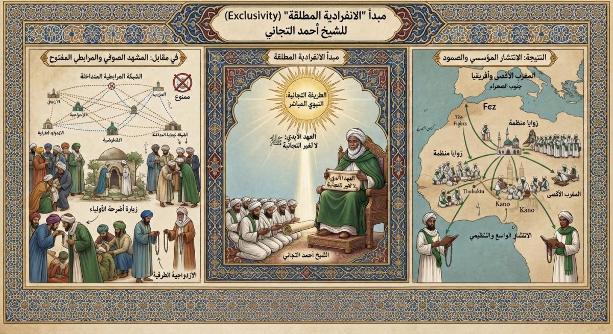 التجانية والحصرية في المجال الصوفي