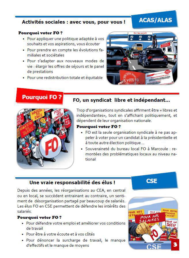 La profession de foi FO MARCOULE