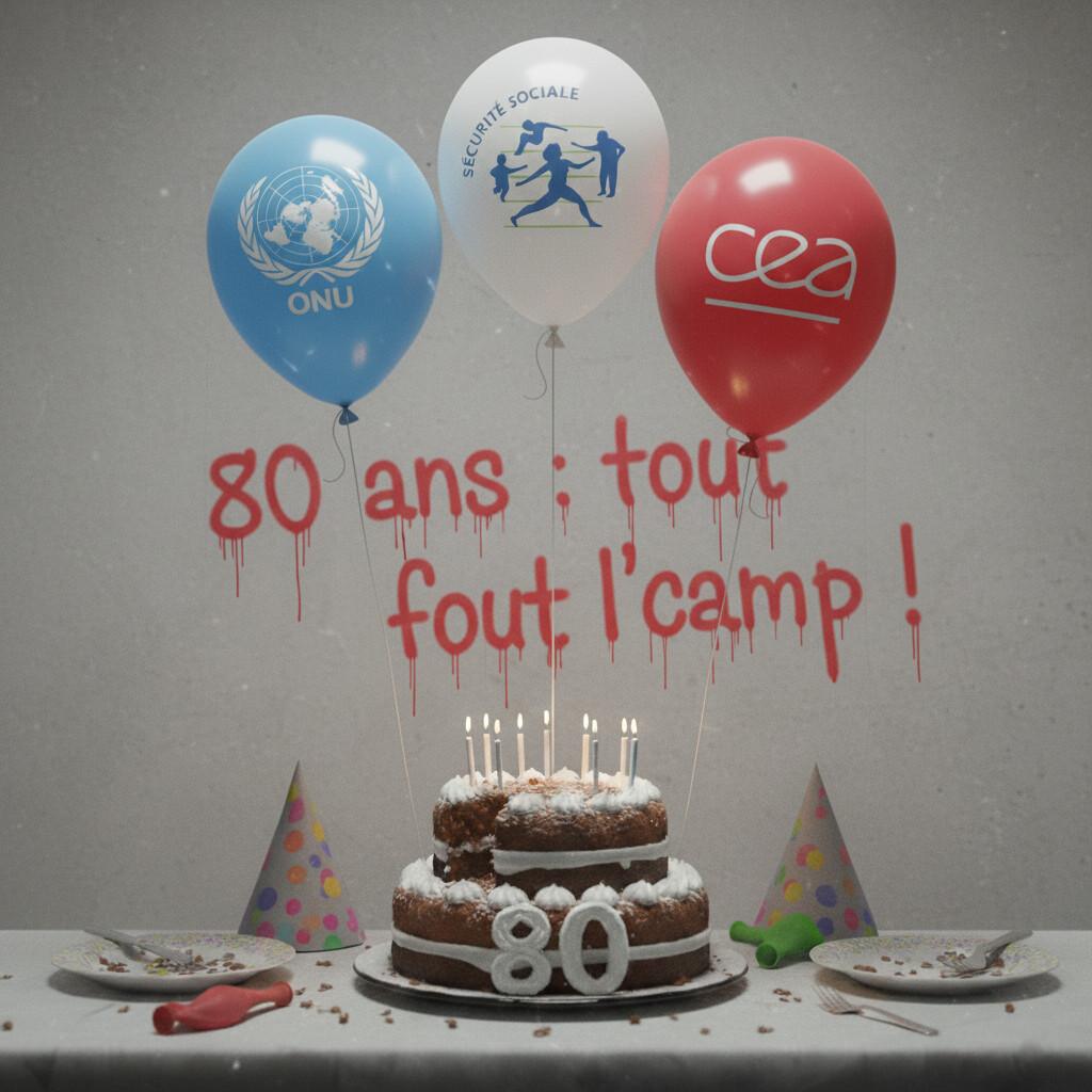 O.N.U. , Sécurité Sociale , CEA : 80 ans ... et tout fout l'camp ! O.N.U. , Sécurité Sociale , CEA : 80 ans ... et tout fout l'camp !