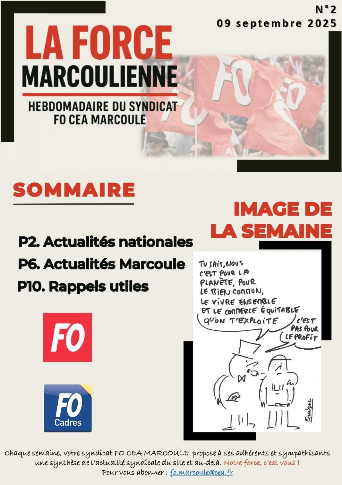 La FOrce Marcoulienne : hebdo FO n°2