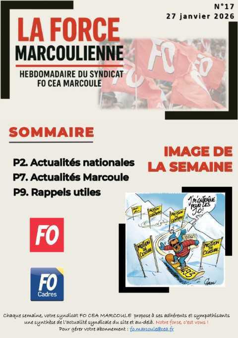 La FOrce Marcoulienne : hebdo FO n°17