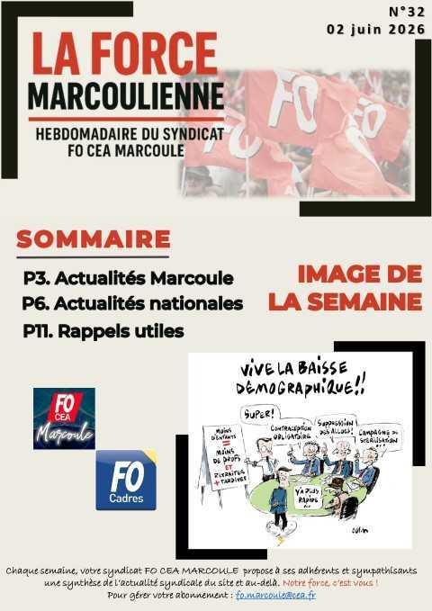 La FOrce Marcoulienne : hebdo FO n°32