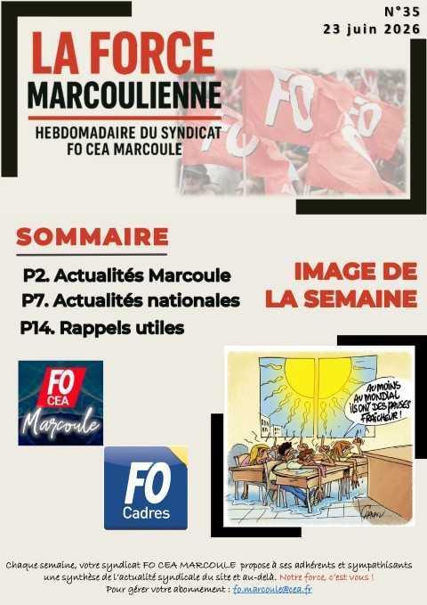 La FOrce Marcoulienne : hebdo FO n°35