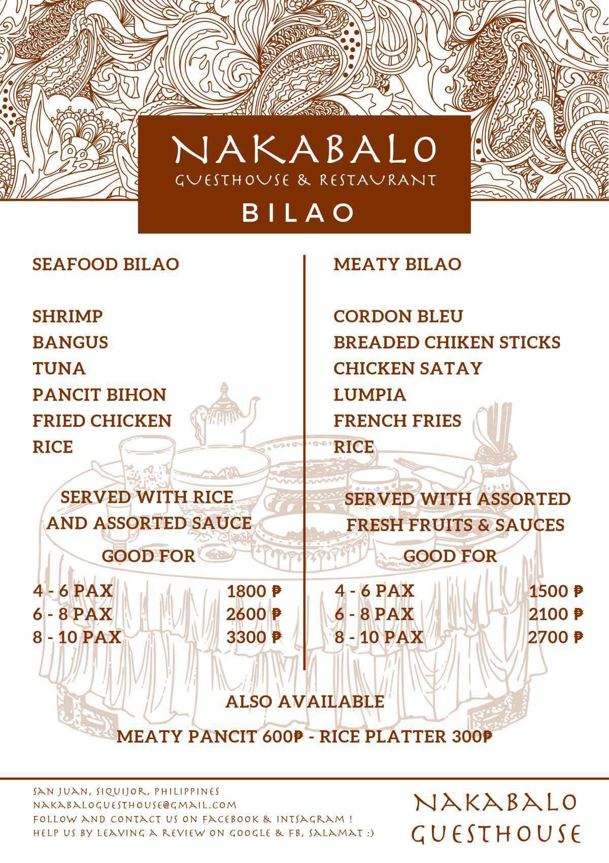 Nakabalo Restaurant 🇫🇷 Nakabalo Restaurant 🇫🇷