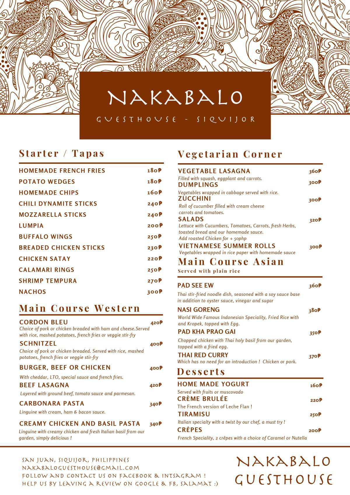 Nakabalo Restaurant 🇫🇷 Nakabalo Restaurant 🇫🇷