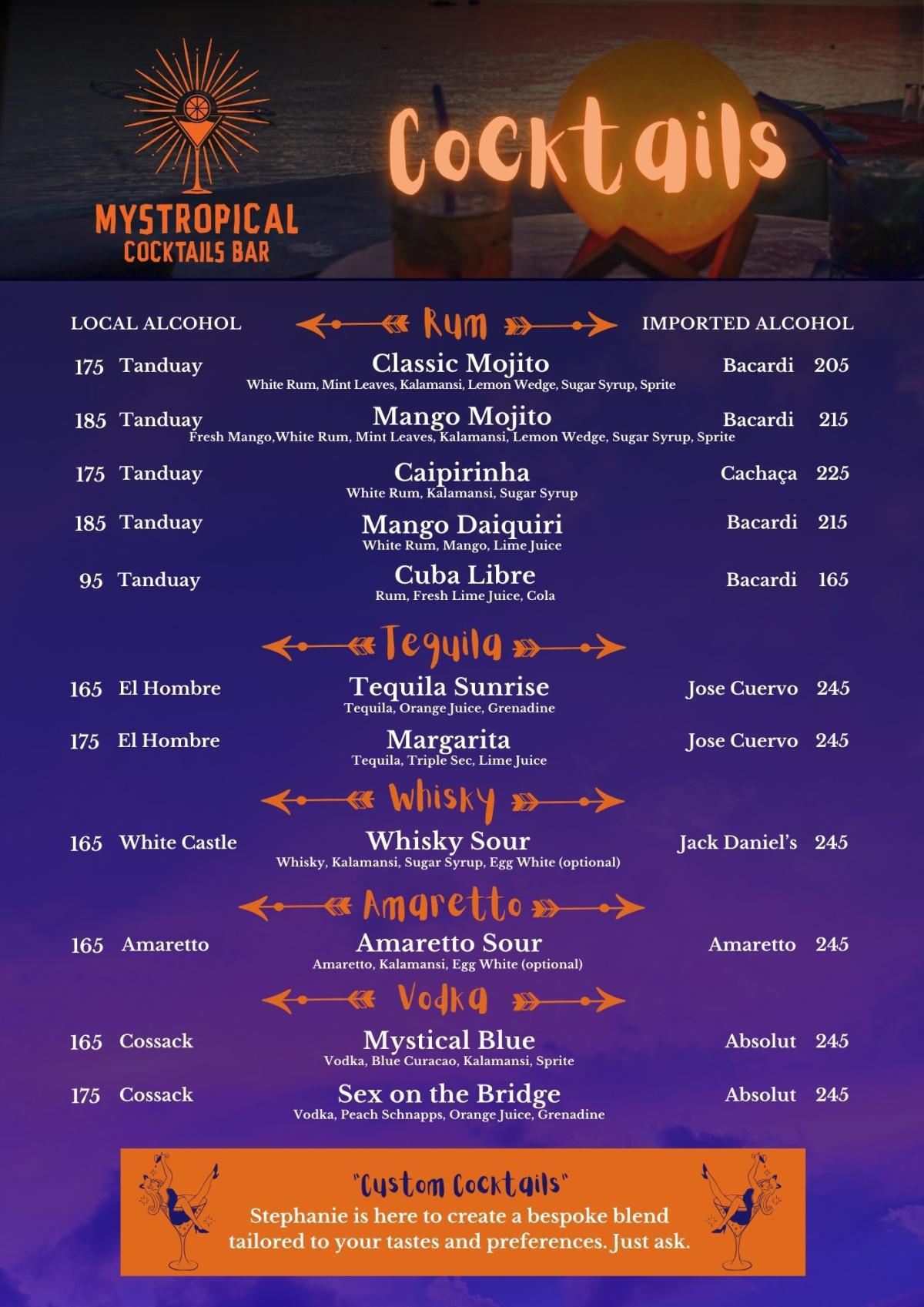 Mystropical Bar 🍹 (Tables Bleues)