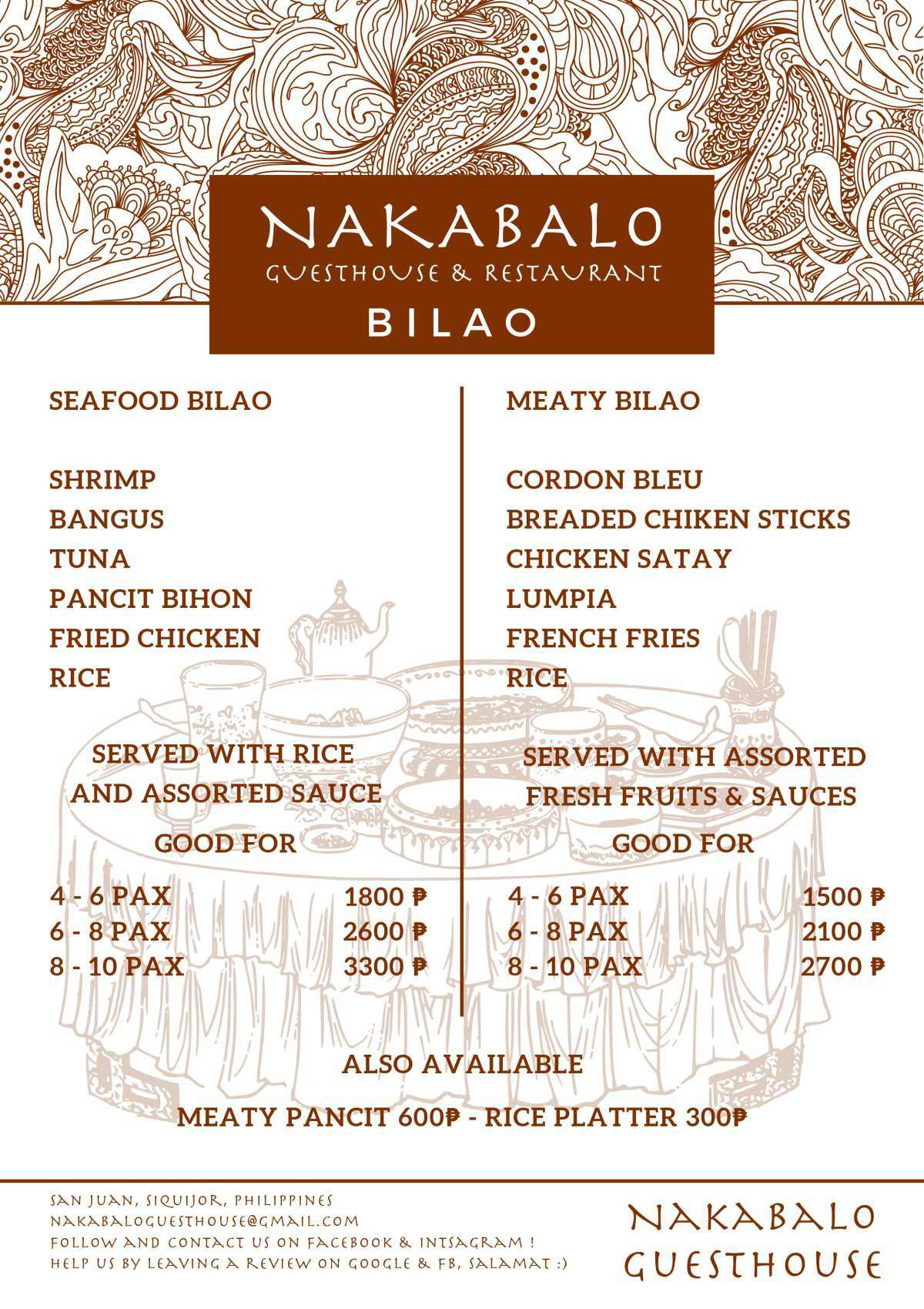 Nakabalo Restaurant 🇫🇷