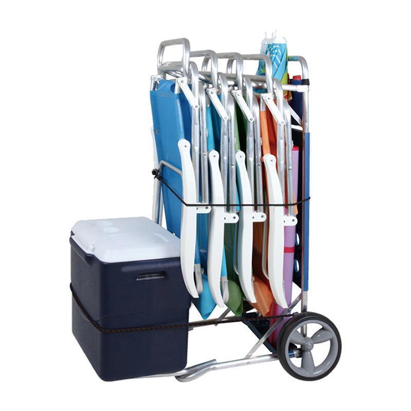Carrito Mesa De Playa Porta Heladera Aluminio Mor Carrito Mesa De Playa Porta Heladera Aluminio Mor
