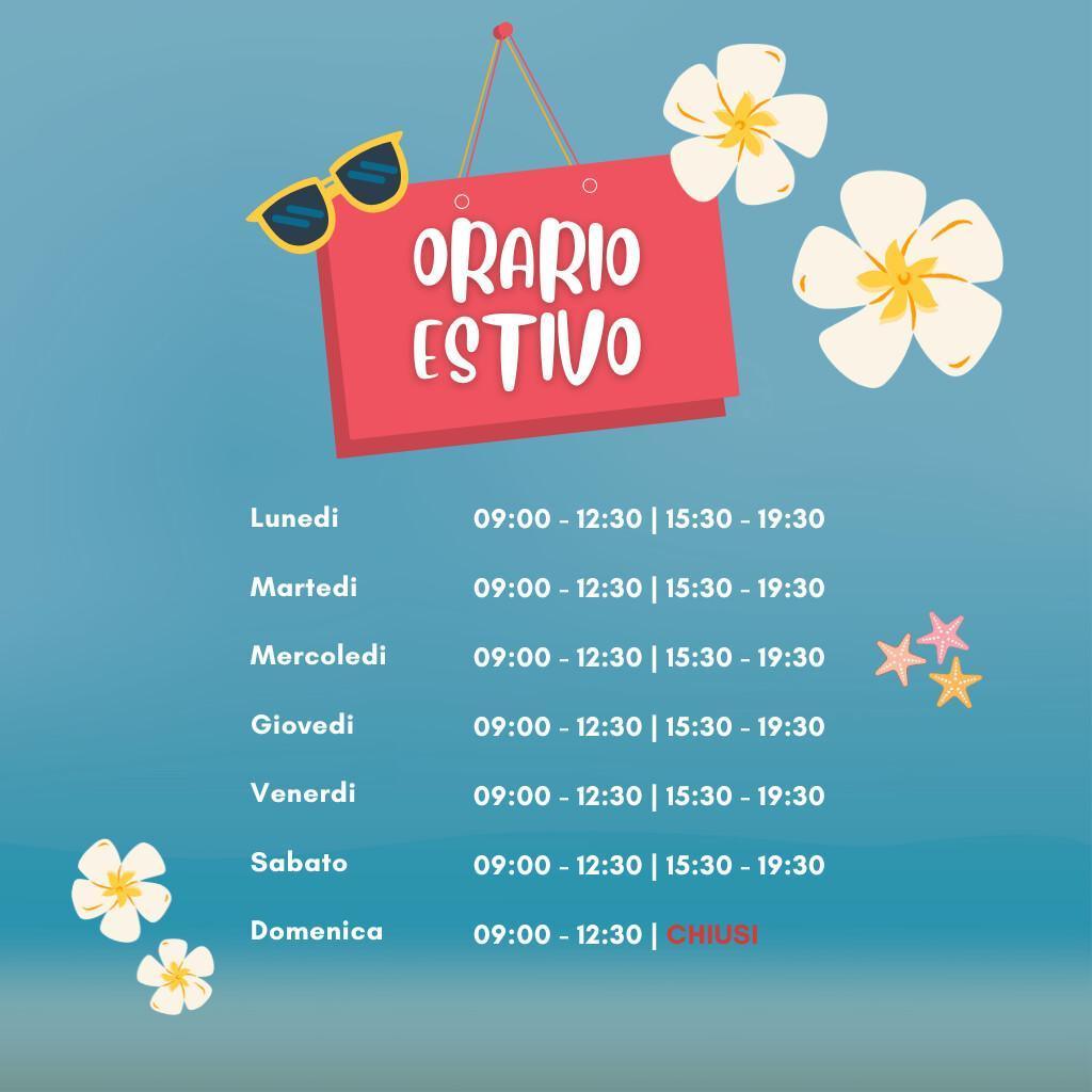 😎 Nuovi orari estivi