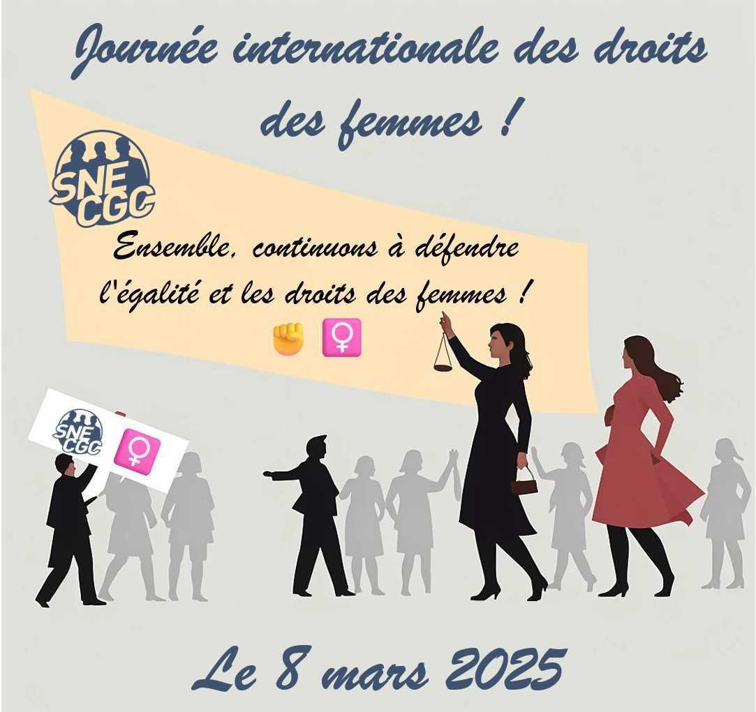 📢 8 MARS 2025 – JOURNÉE INTERNATIONALE DES DROITS DES FEMMES ✊♀️