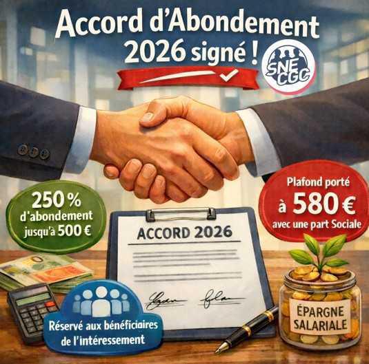 Accord relatif à l’abondement employeur 2026 à la CEBFC ( Mars 2026 )
