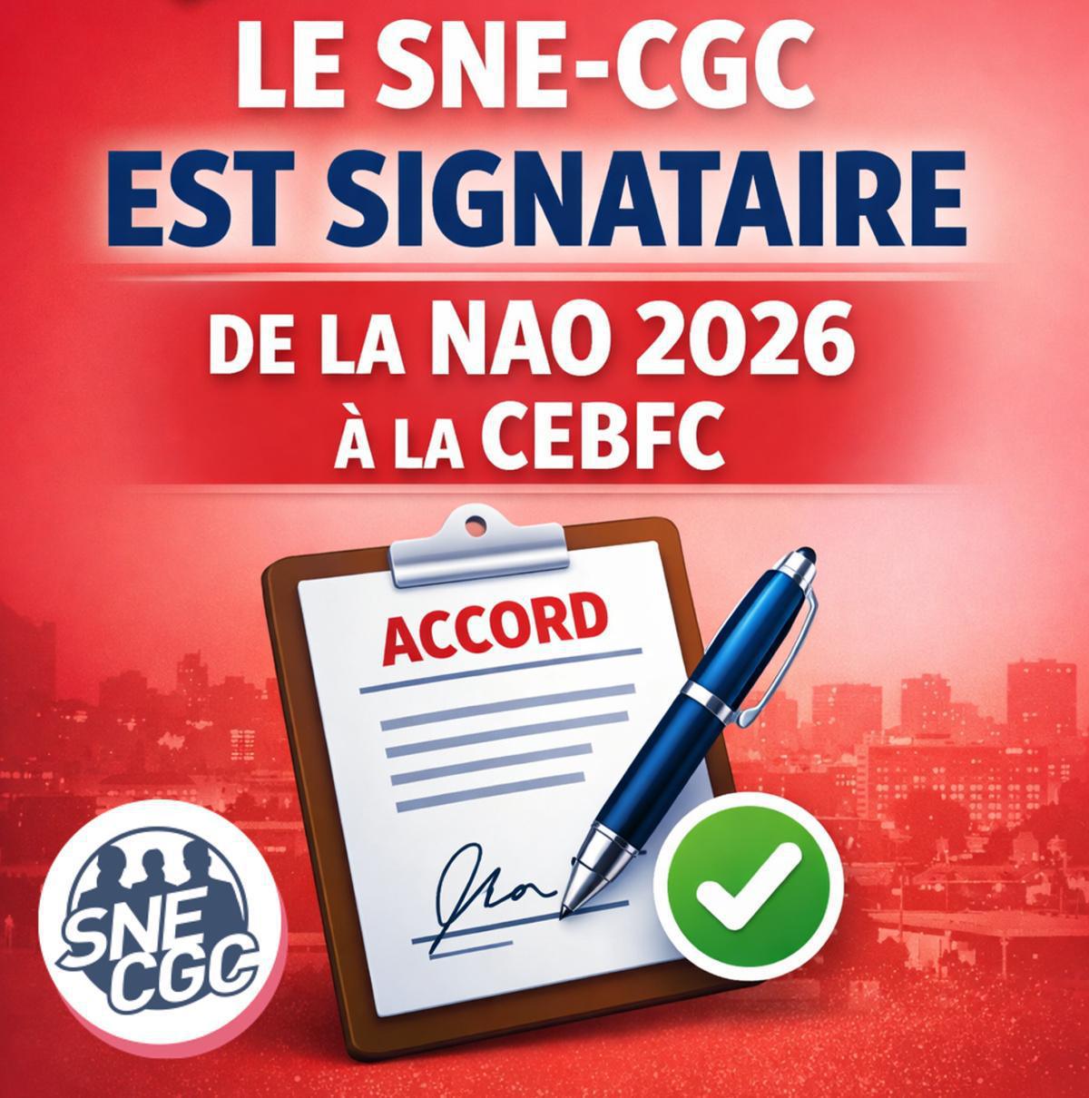 Accord NAO 2026 ( Mars 2026 )