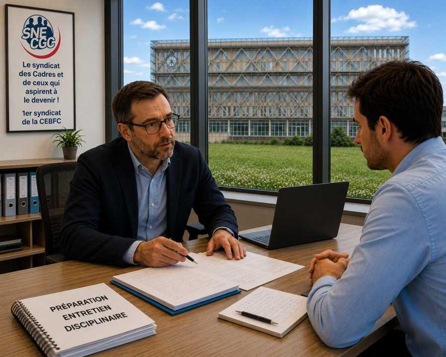 Les entretiens préalables à sanction ou à licenciement à la CEBFC