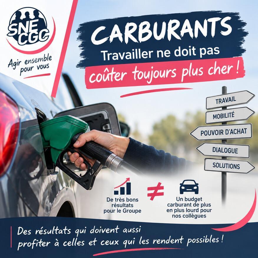 ⛽ CARBURANTS : ET SI ON PARLAIT DU COÛT POUR VENIR TRAVAILLER ?