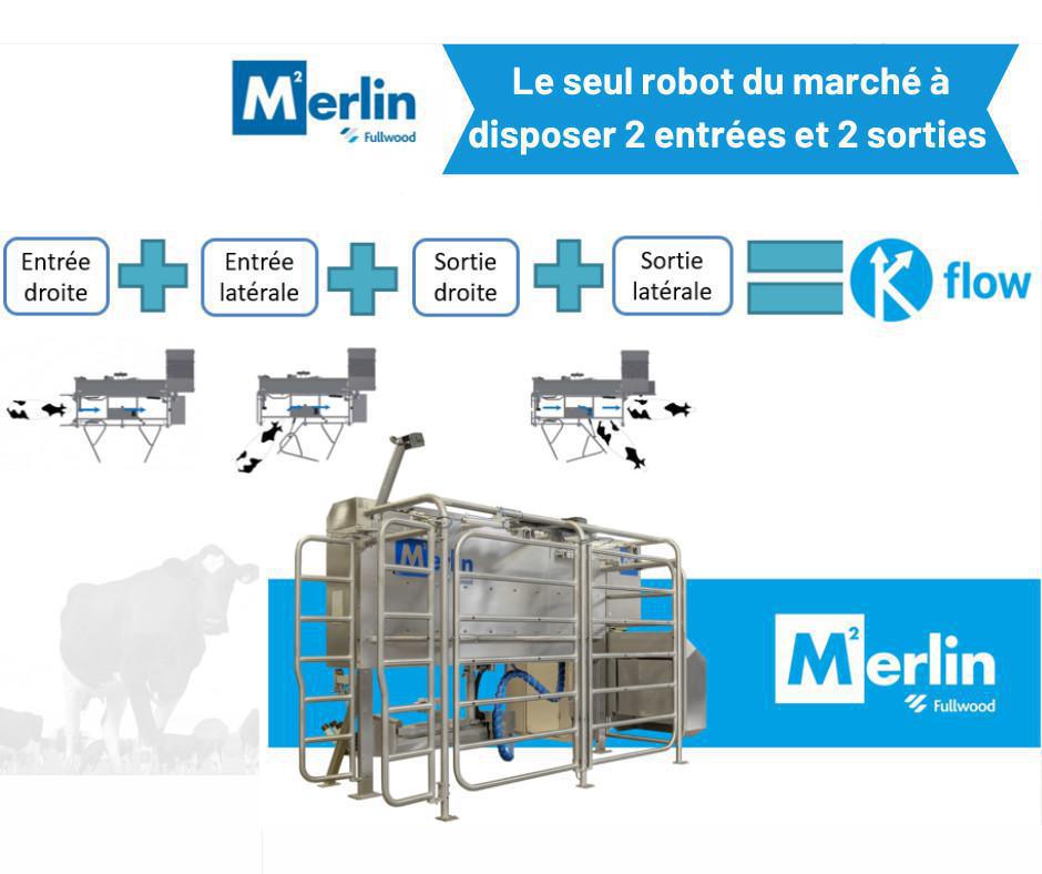 Robot de traite Merlin 2 FULLWOOD Robot de traite Merlin 2 FULLWOOD