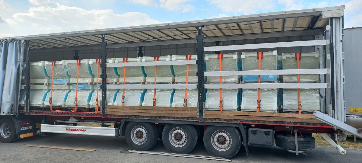 Un marathon sur 4500 km avec 42 camions de matériels Un marathon sur 4500 km avec 42 camions de matériels