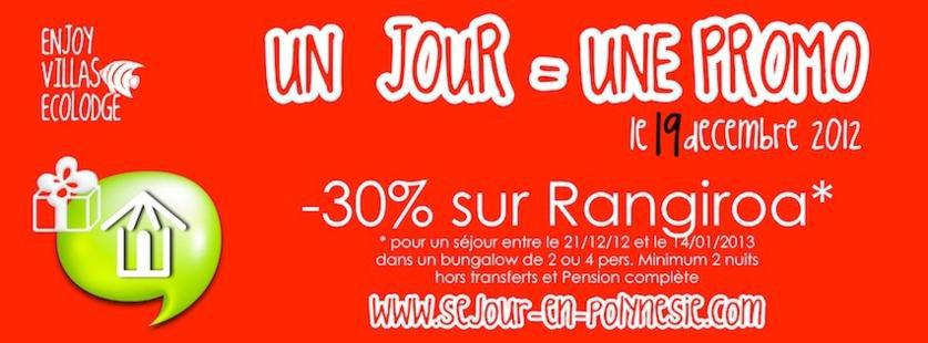 réductions sur une pension de Rangiroa
